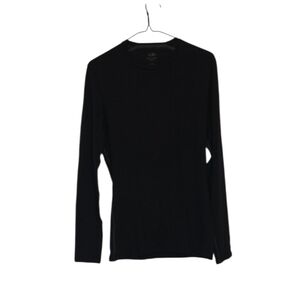 Icebreaker Merino Wool Black Anatomica Long Sleeve Shirt
